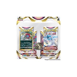 Deck de Pokémon 4 Pacotes Espada e Escudo - Origem Perdida | Shopee Brasil