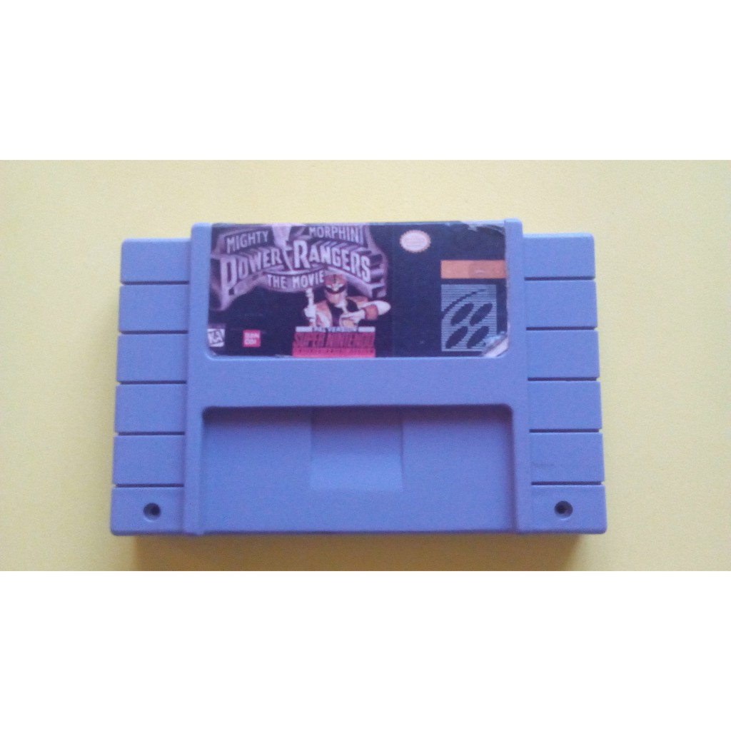 Mighty Morphin Power Rangers The Movie (Super Nintendo - SNES) | Shopee ...