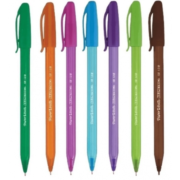 CANETA ESFEROGRAFICA 1.0 KILOMETRICA 100 COLOR - PAPER MATE