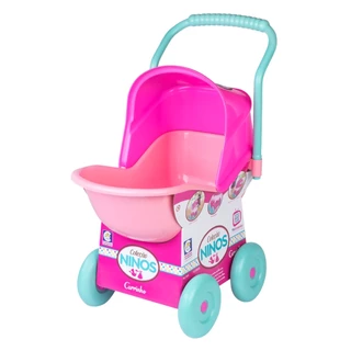 Carrinho De Passeio Para Boneca Coleção Ninos Brinquedo Para Crianças
