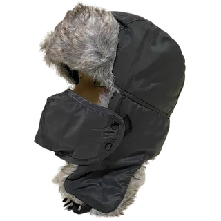 Ushanka Touca Russa Gorro Aviador Frio Extremo Proteção Orelha Pelucia