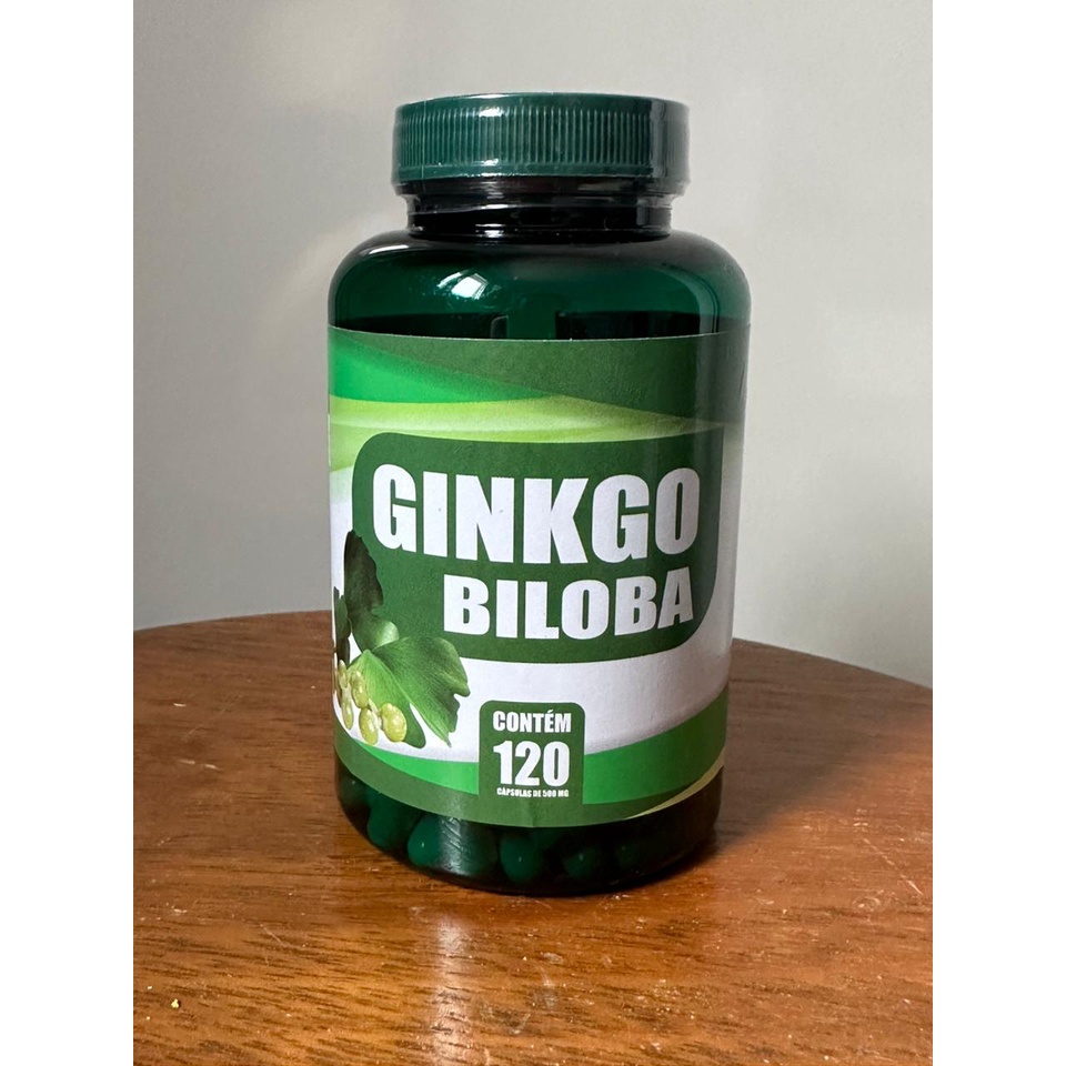 Ginkgo Biloba 120 Capsulas 500mg - Pronta Entrega !! | Shopee Brasil