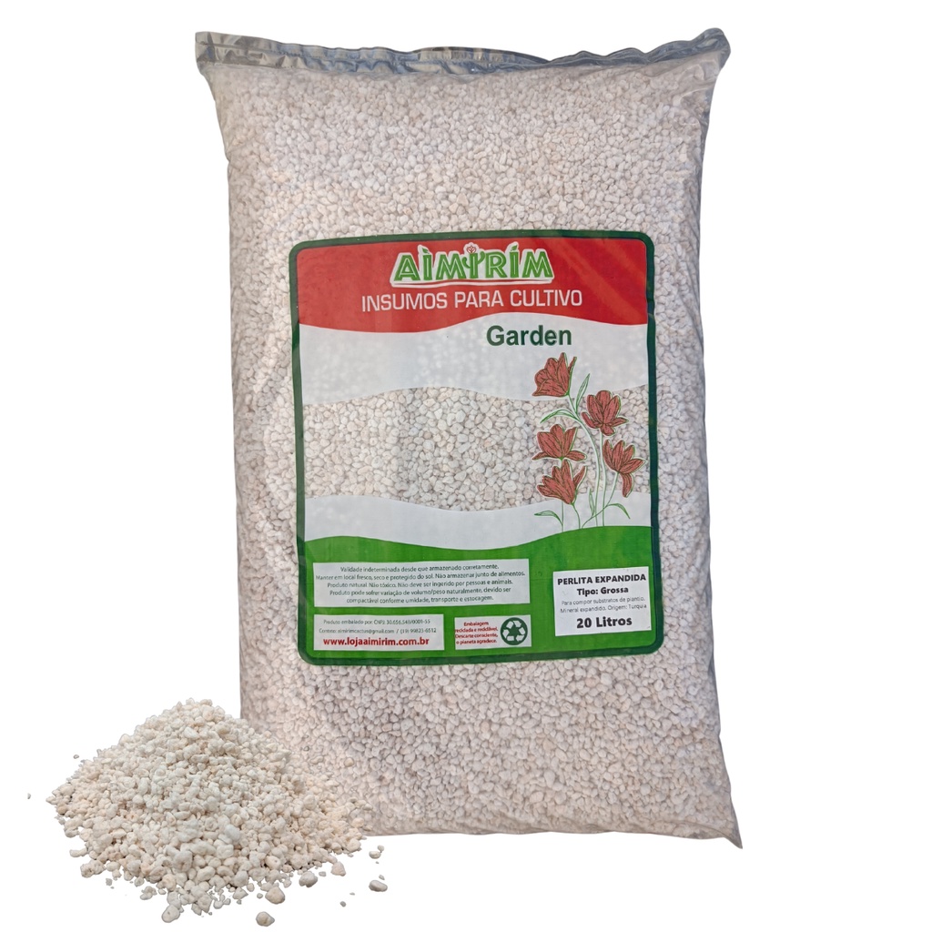 Perlita Expandida 10 Litros - Grow Cultivo