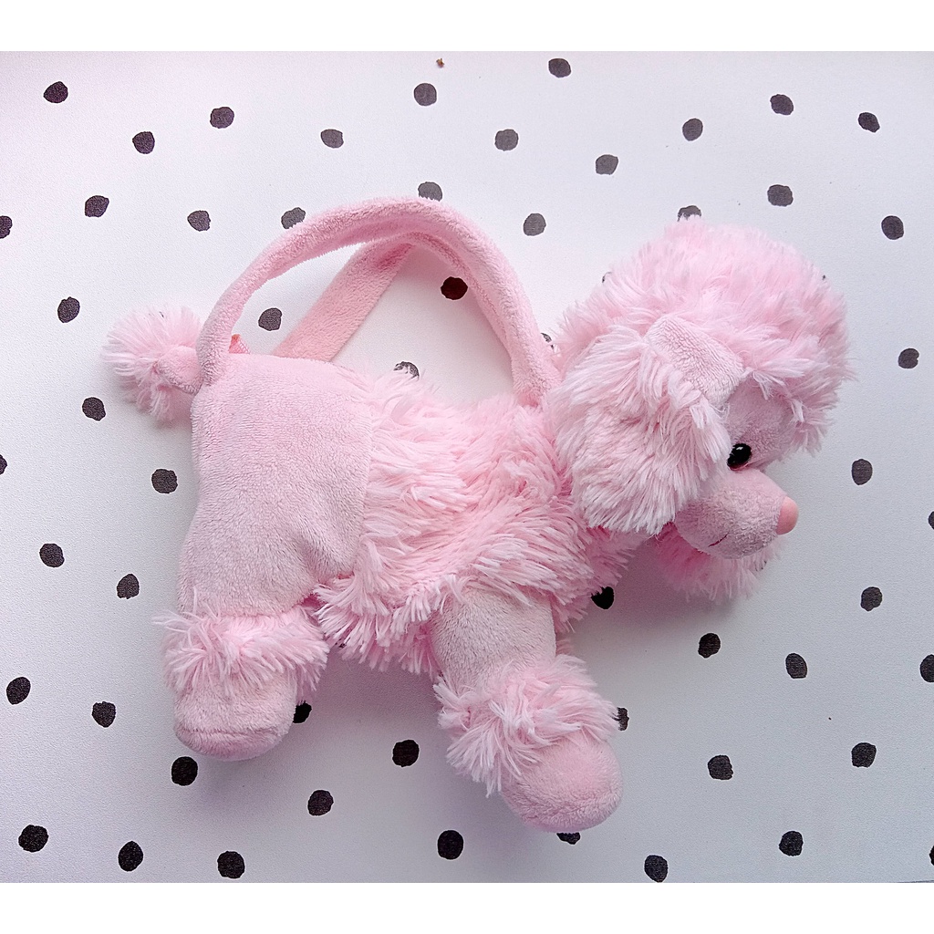 Bolsa Poodle Rosa | Shopee Brasil