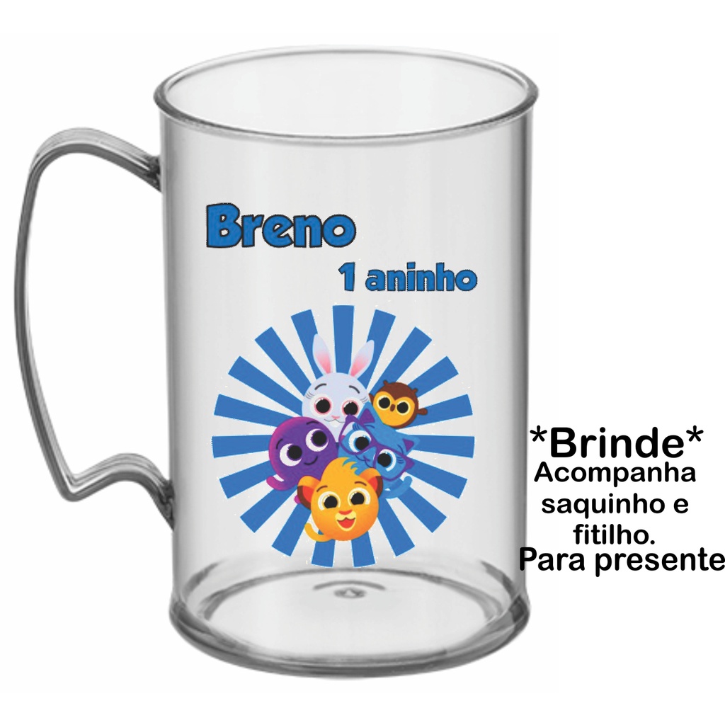 Caneca de Polímero para colorir Pokémon-Desenho Animado/Lembrancinha de  Aniversário/Dia das Crianças