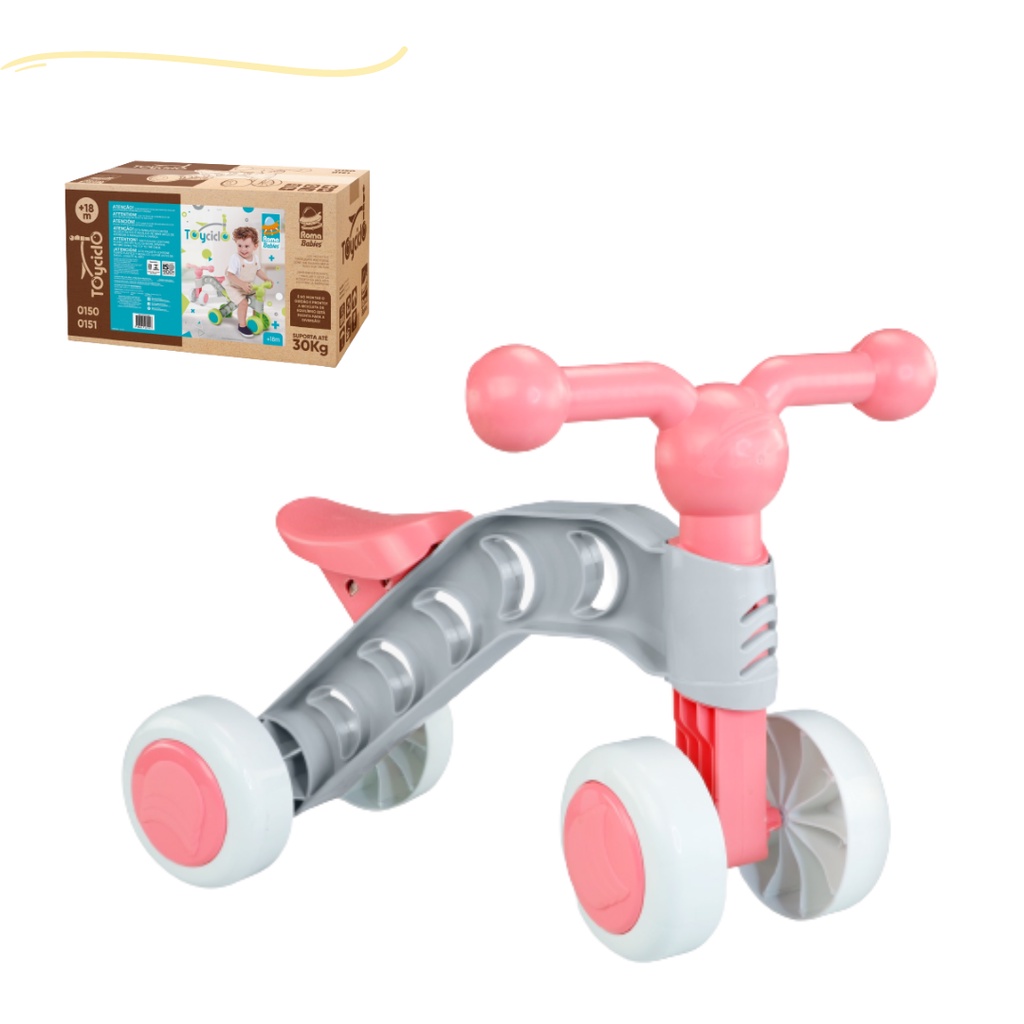 Triciclo de equilibrio velotrol motoquinha de plastico motinha infantil ...
