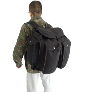 Mochilão de lona grossa lona de caminhão impermeável 80 litros para motociclista camping viagens