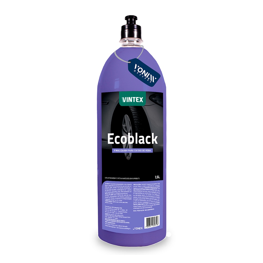 Ecoblack Vonixx / Vintex 1,5l - Finalizador Para Caixas De Roda