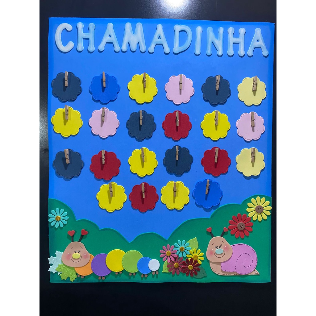 Painel de sala de aula, em E.V.A, personalizado, 