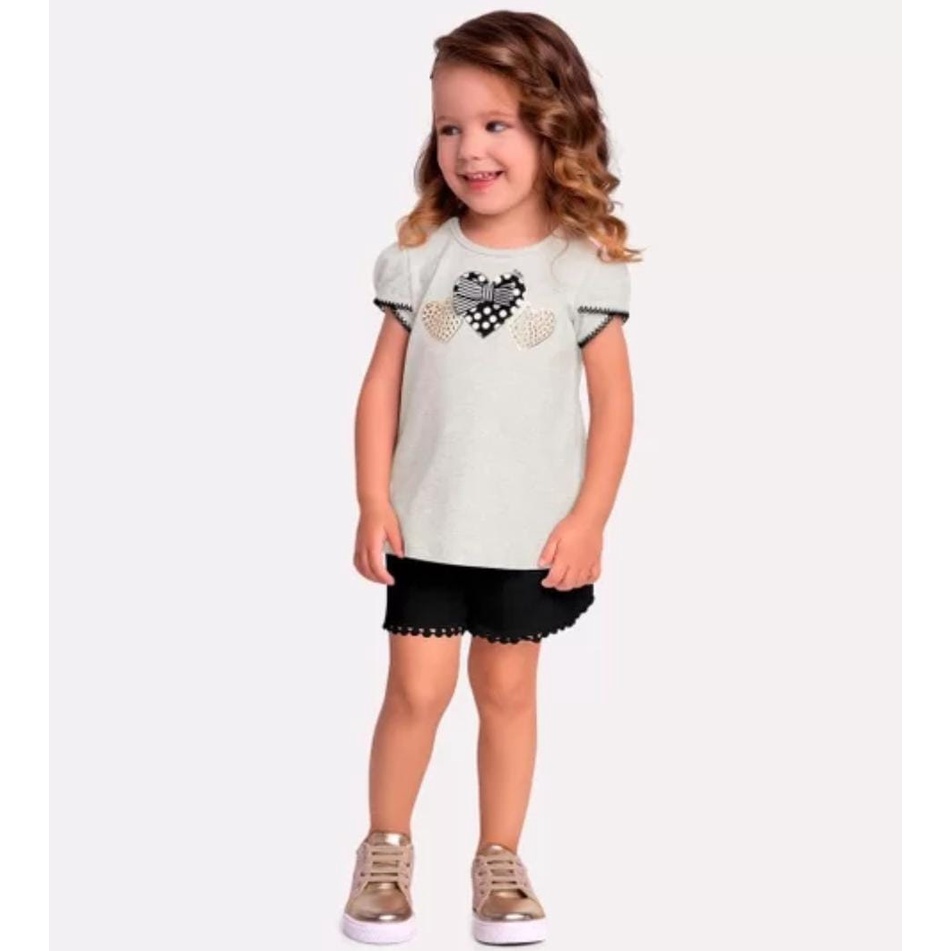 SHEIN Kids EVRYDAY Meninas da Criança Moletom e calças Coelho