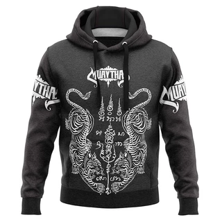 Moletom TWIN Tiger Muay Thai Thailand Boxe JiuJitsu Academia Treino blusa Atleta com Futuro