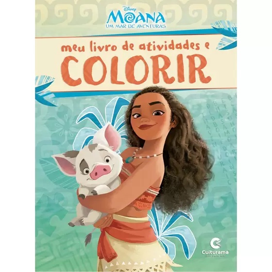Colorir e Aprender Disney - Moana