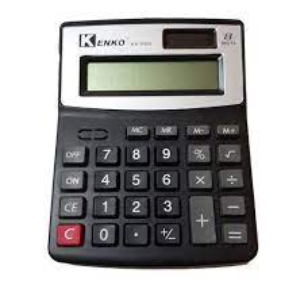 Calculadora De Mesa 8 Digitos Bateria KK800A/KK808V Kenko Shopee Brasil
