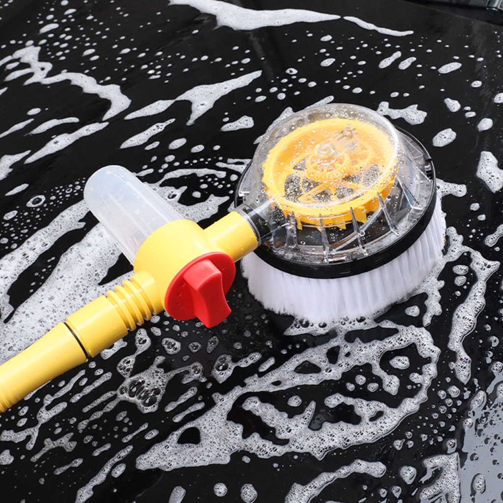 Kit De Limpeza De Carros Escova Microfibra Giratória Para Lavagem Com Espuma - EX-2012