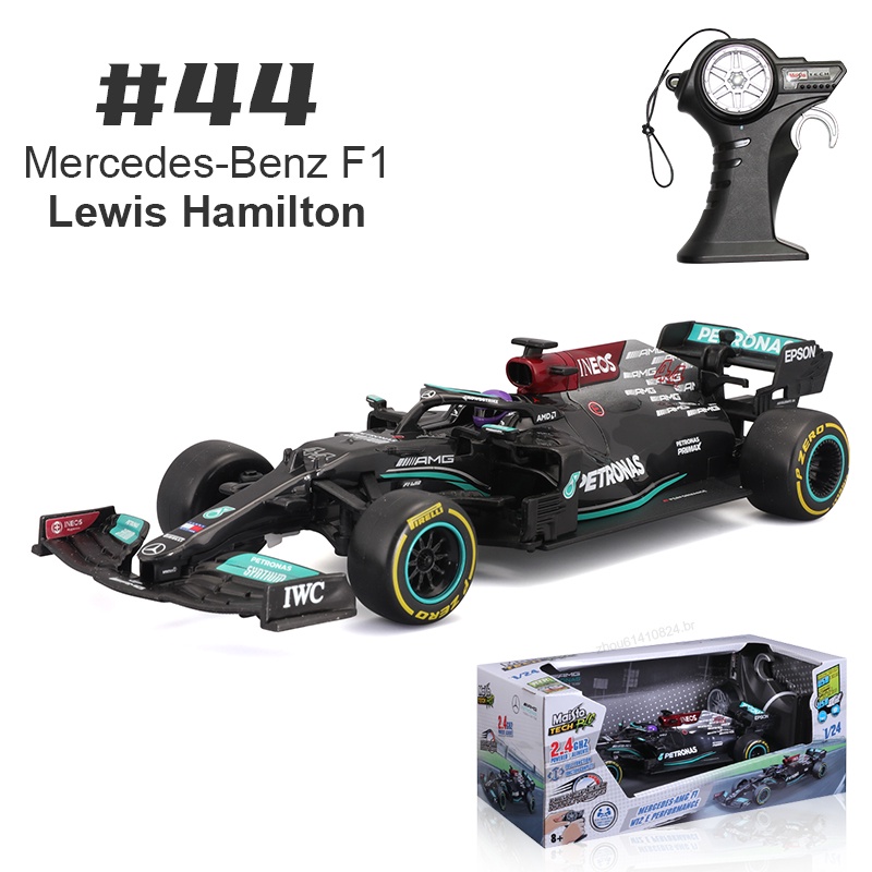 Brinquedos Para Carros RC 1/24 F1 Mercedes-AMG W12 44 EQ