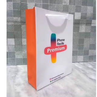 Sacola de Papel Personalizada - Tamanho 20x14