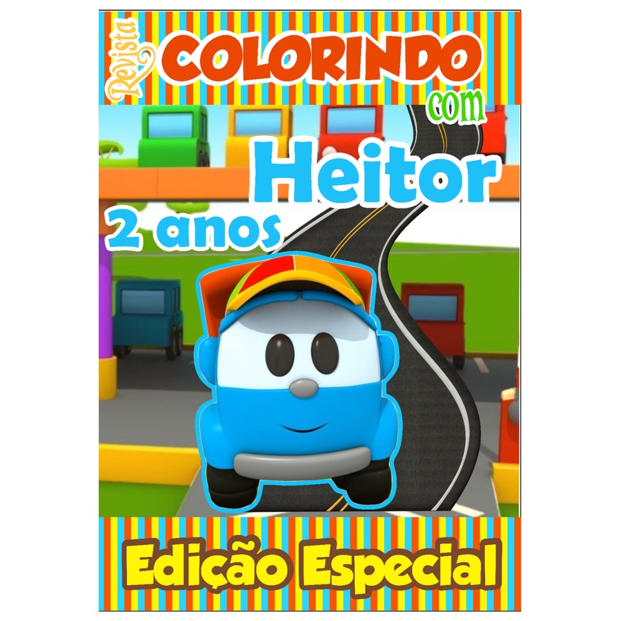 10 Livros De Colorir Personalizado / Revistinha de Colorir - Tema