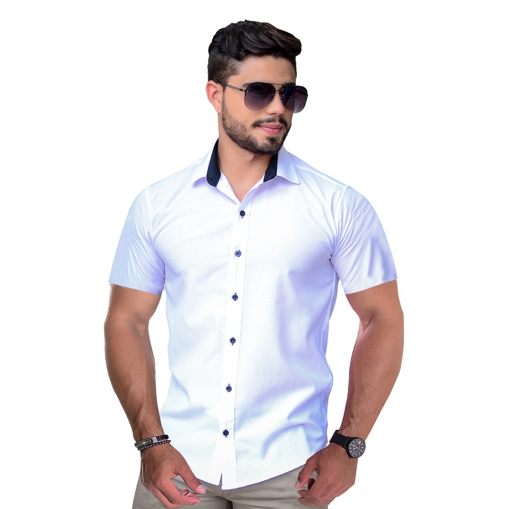 Camisas sociais masculinas hot sale baratas