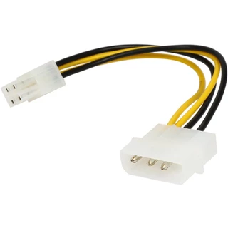 Cabo Adaptador 4 Pinos Molex P/ Cpu 4 Pinos 20cm Fonte Atx