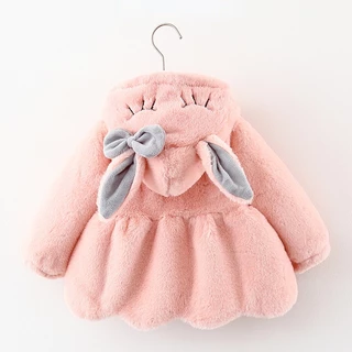 Novo Casaco De Inverno Para Bebês Meninas Algodão Crianças Quente