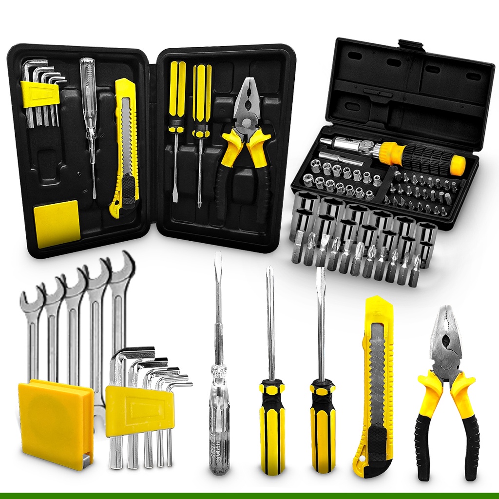 Kit Jogo De Ferramentas 16 Peças Profissional Com Maleta