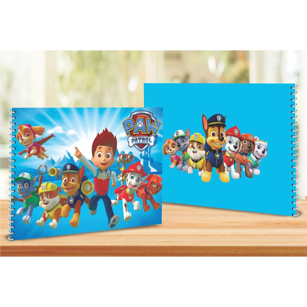 Caderno de Desenho Patrulha Canina 50fls ( Capa Mole ) | Shopee Brasil