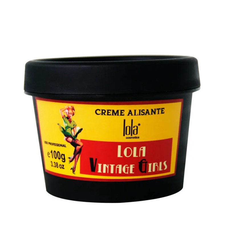 Crème Lissante Lola From Rio Vintage Girls 100g - Vegan - Pour Cheveux Indisciplinés