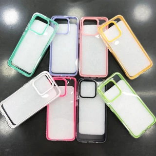 Capinha 360 Protetora Transparente XIAOMI MI 11 LITE/10C/9A/9C/X3 GT Capa Case 3 em 1 Silicone Anti Pacto Aveludada Anti-Pacto