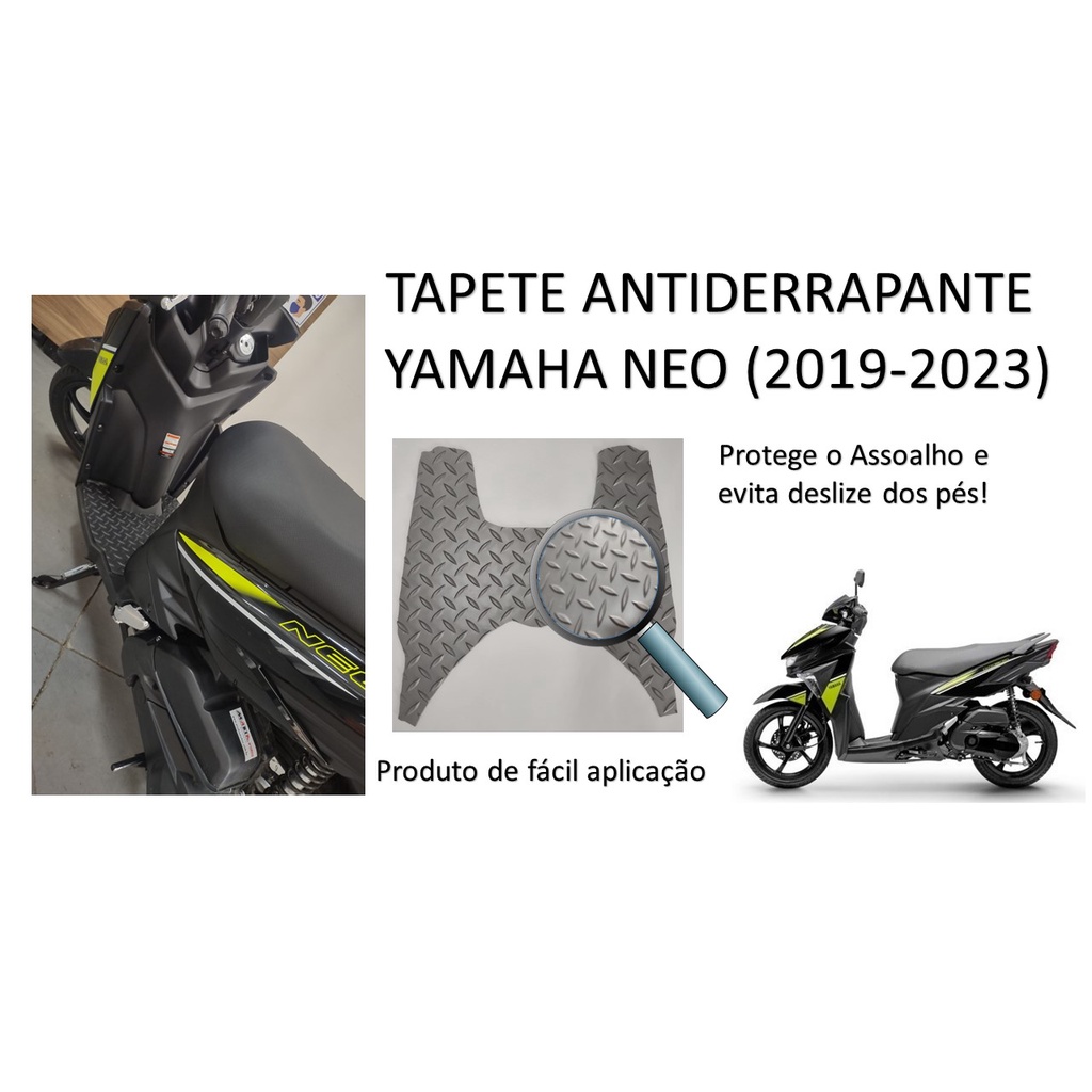 Tapete assoalho antiderrapante Yamaha Neo 125 (2019-2023)