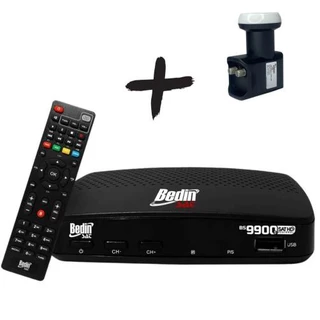 Kit Receptor Digital Bedin BedinSat Bs9900s + Lnbf Duplo Ku