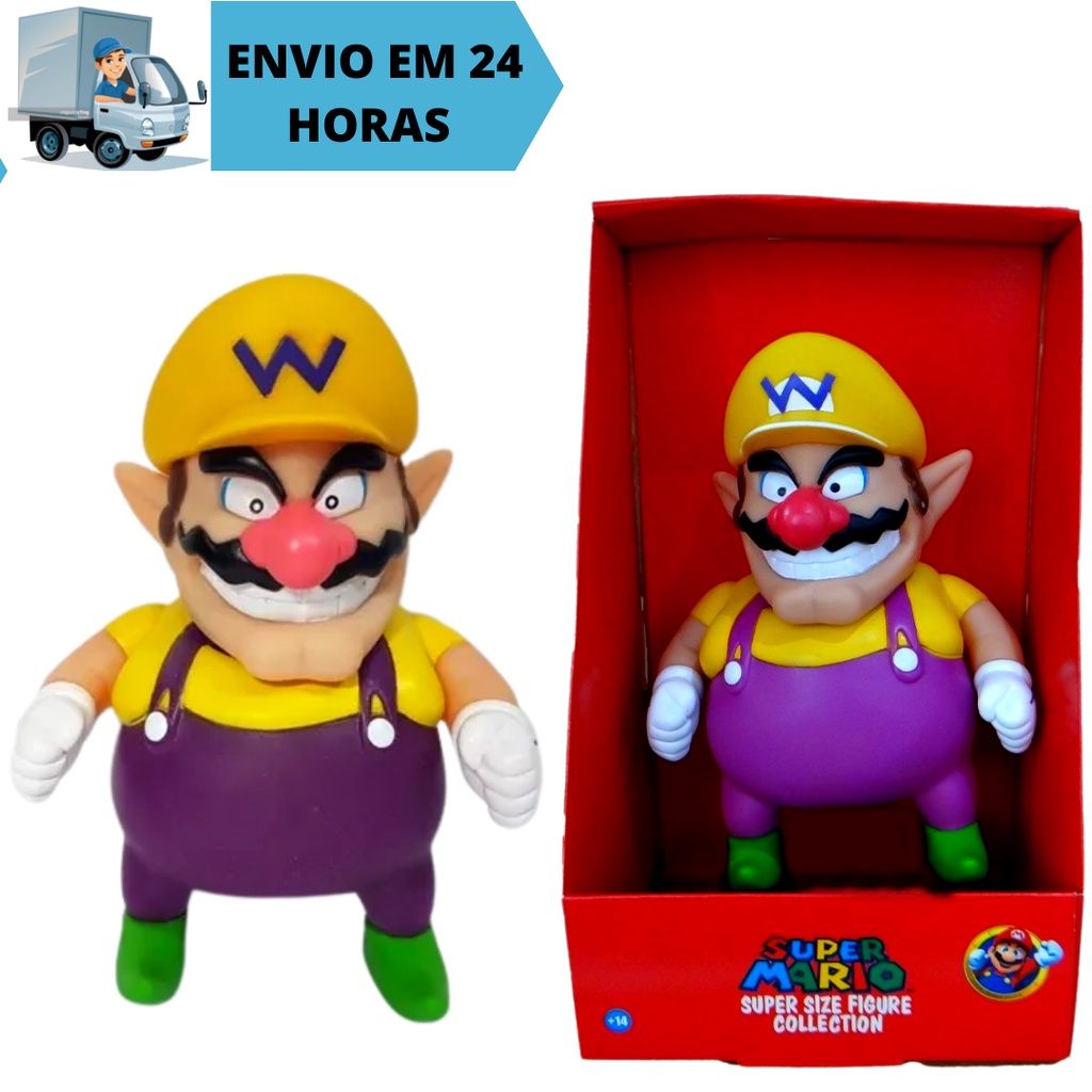 Boneco Yoshi 23cm Articulado Super Mario Bros Coleção Nintendo