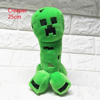 Lindo Boneco Pelúcia Minecraft Pelucia My World Grande Wolf Warden Steve  Creeper Boneca De Pano Brinquedo de Criança