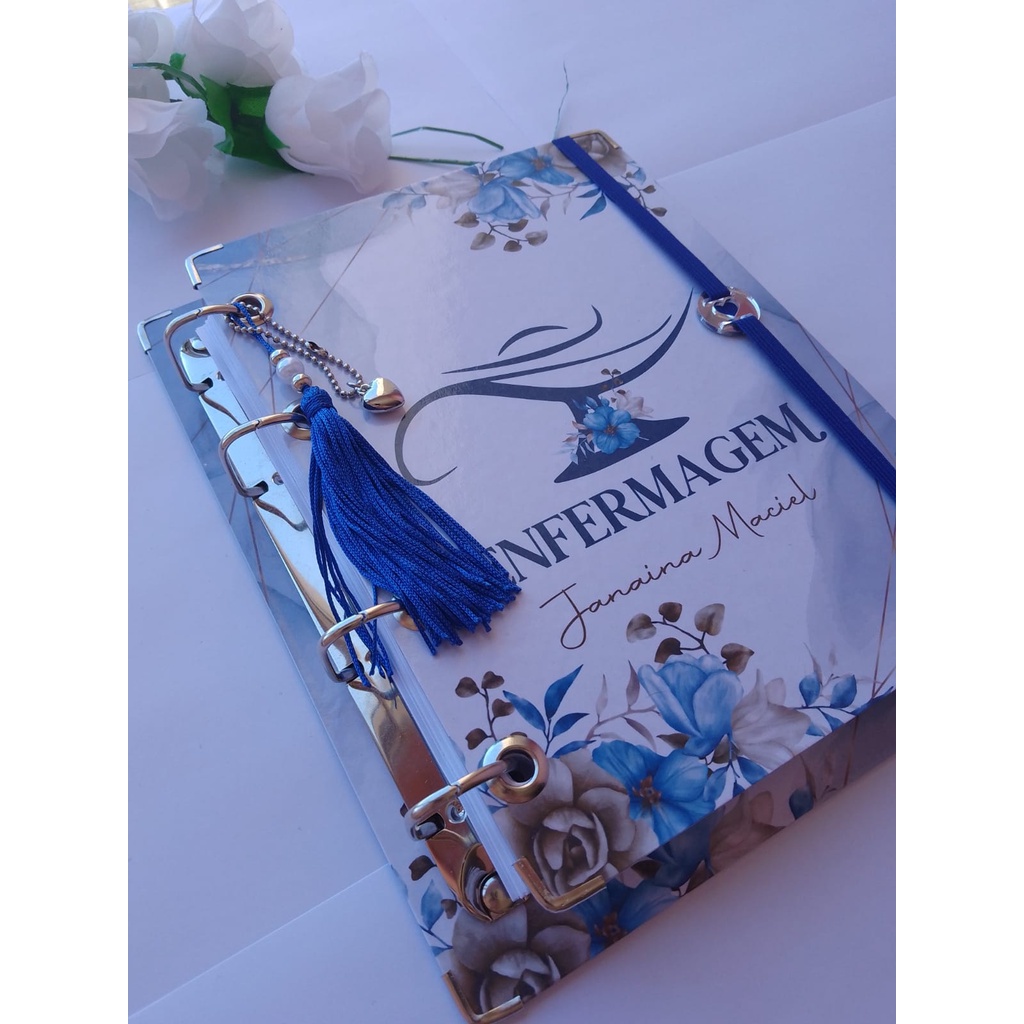 Caderno Fichário Personalizado A4 - Capa Dura