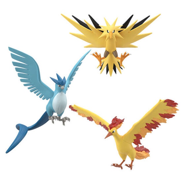Pokémons Lendários do PokémonGO: Moltres, Articuno e Zapdos