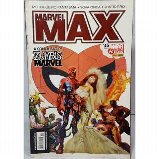 Revista Marvel Max N° 5, Livro Panini Comics/ Marvel Max Usado 90438495