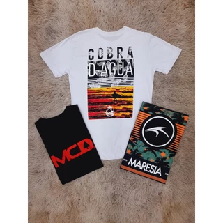 Kit com 3 camisetas masculina fio 30.1 100% algodão direto da fabrica