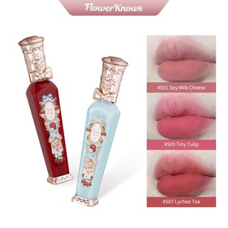 Flower Knows Strawberry Rococo Series Nuvem Creme Labial 3,5ml em Oferta na Shopee