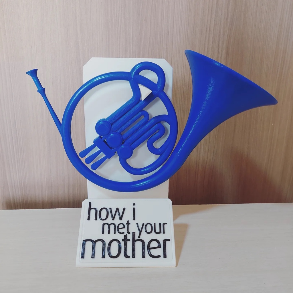 Trompa Azul com Suporte de Mesa - How I Met Your Mother