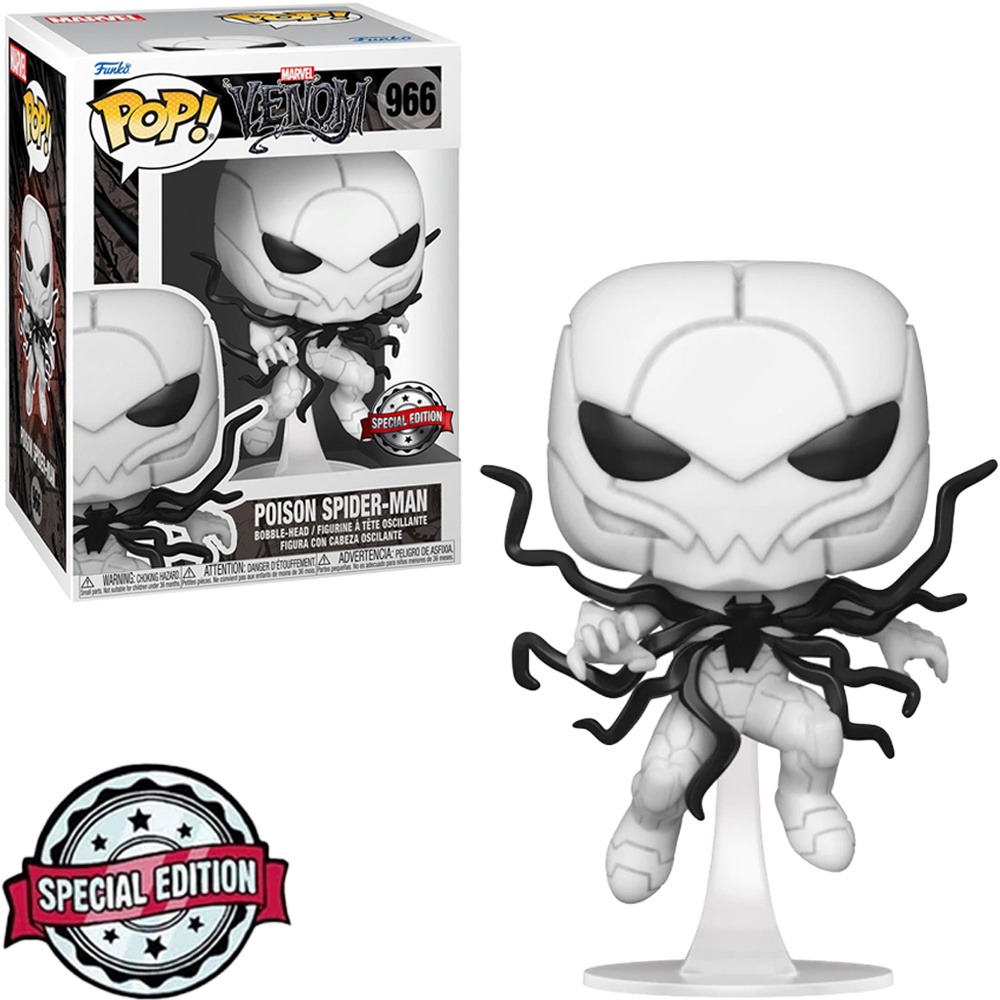 FUNKO POP MARVEL VENOM EXCLUSIVE - POISON SPIDER-MAN 966 NOVO