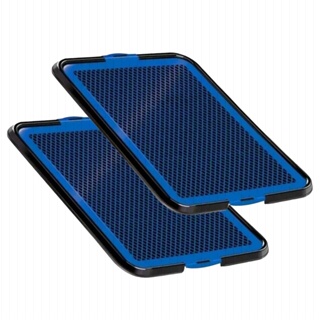 Combo 2 Sanitários canino xixi dog Educador tapete para cachorro fazer xixi - Tapete Higiênico -AZUL