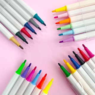 Kit 6/12/18/24 Canetinhas Coloridas Ponta Média Finemarker BRW 1.0 mm
