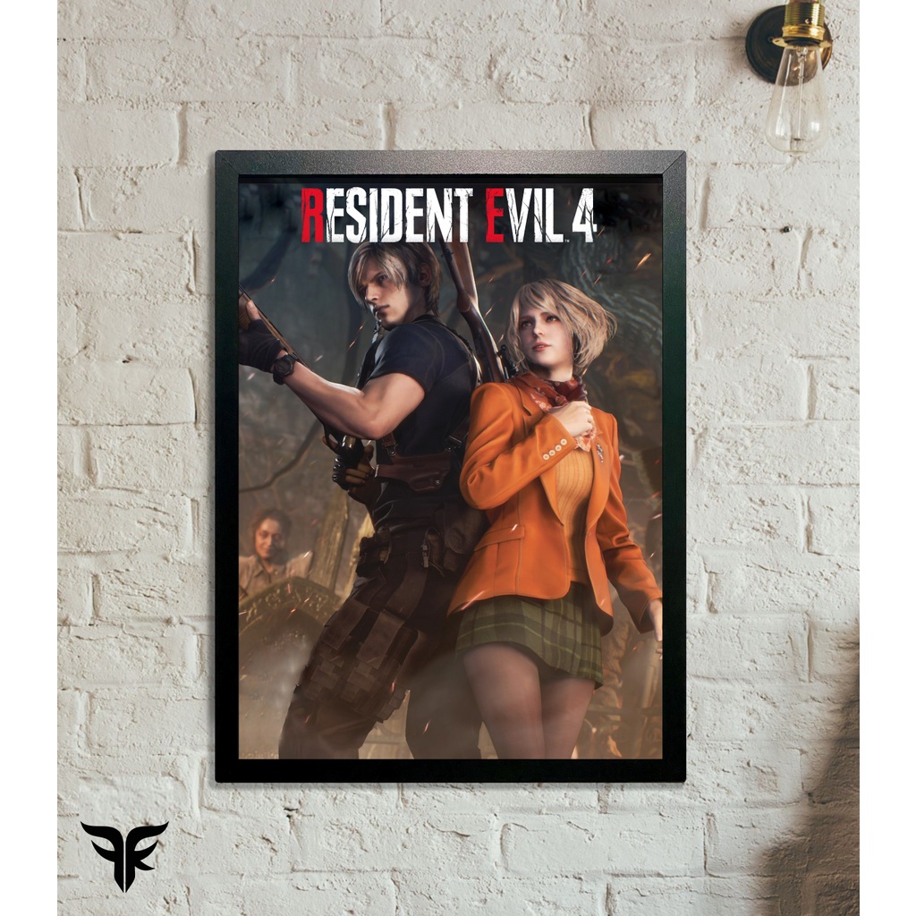 Quadro Resident Evil 4 Remake Shopee Brasil