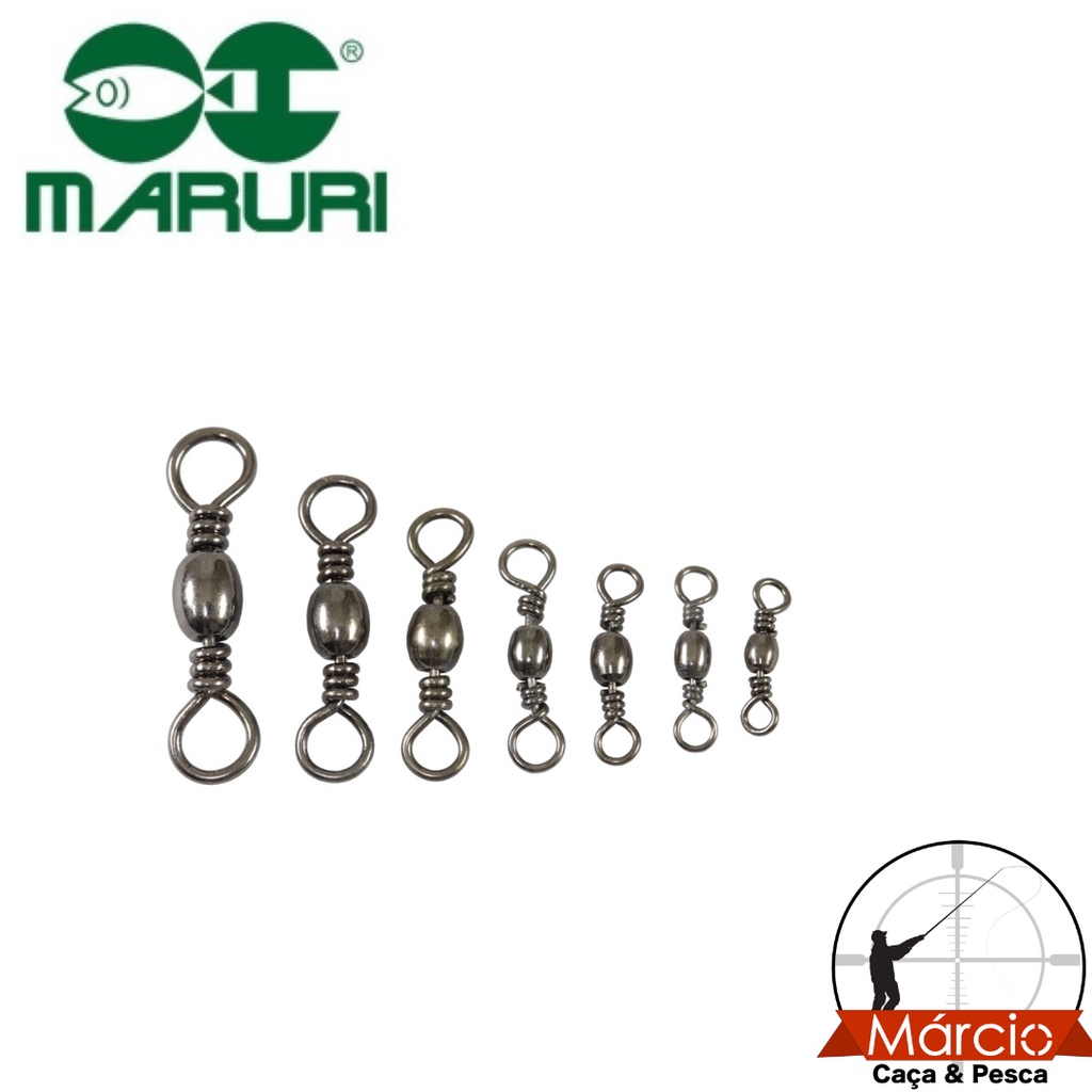 Girador Para Pesca Nickel com 10 peças Maruri