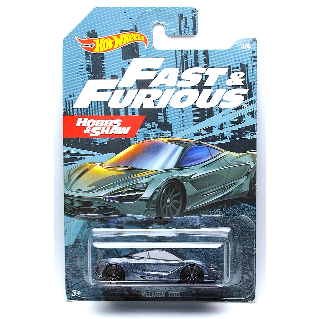 Hot Wheels Mclaren 720s Velozes Furiosos Hobbs & Shaw Lacrado 1/64 com detalhe