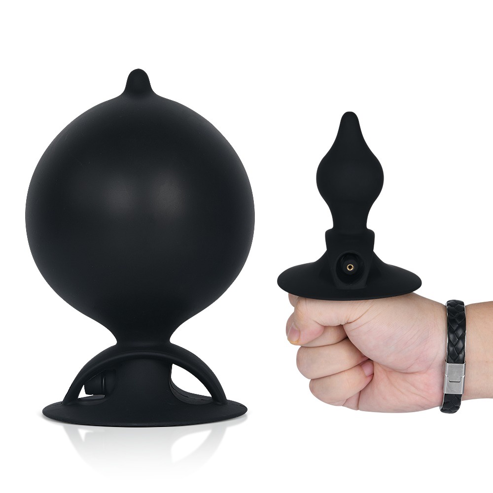 Plug Anal Inflvel Profissional Com Ventosa 15x11 Cm - Faz a Boa!