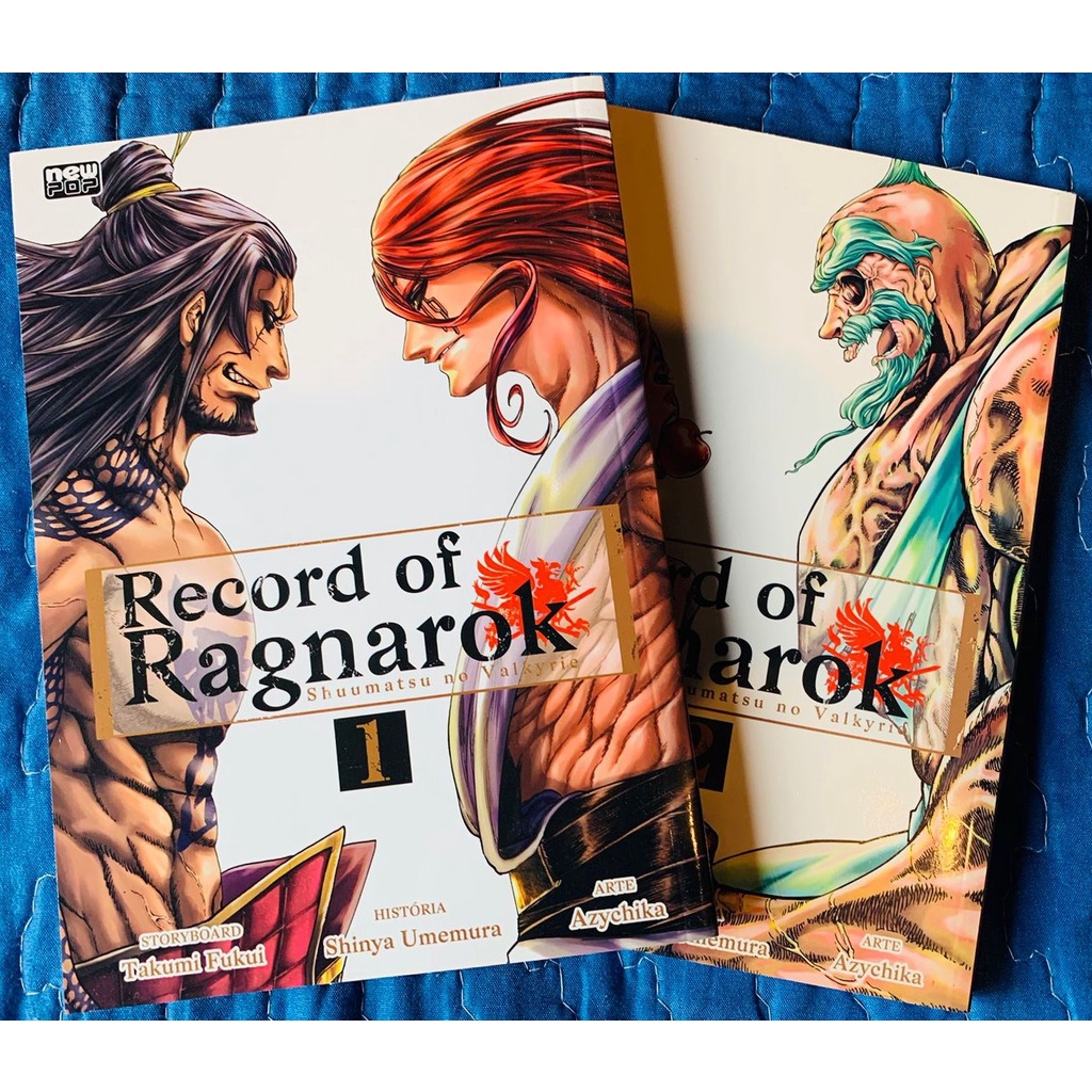 Record Of Ragnarok Vols. 1 + 2 + 3 + 4 KIT Mangá NewPOP Lacrados