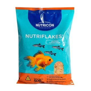 Alimento Completo para Peixes Nutricon Nutriflakes Pacote 500g