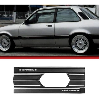 Jogo Friso Lateral Chevette 87 88 89 90 91 92 93 Sle Preto