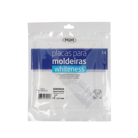 Placa para Moldeira Whiteness 2mm- FGM