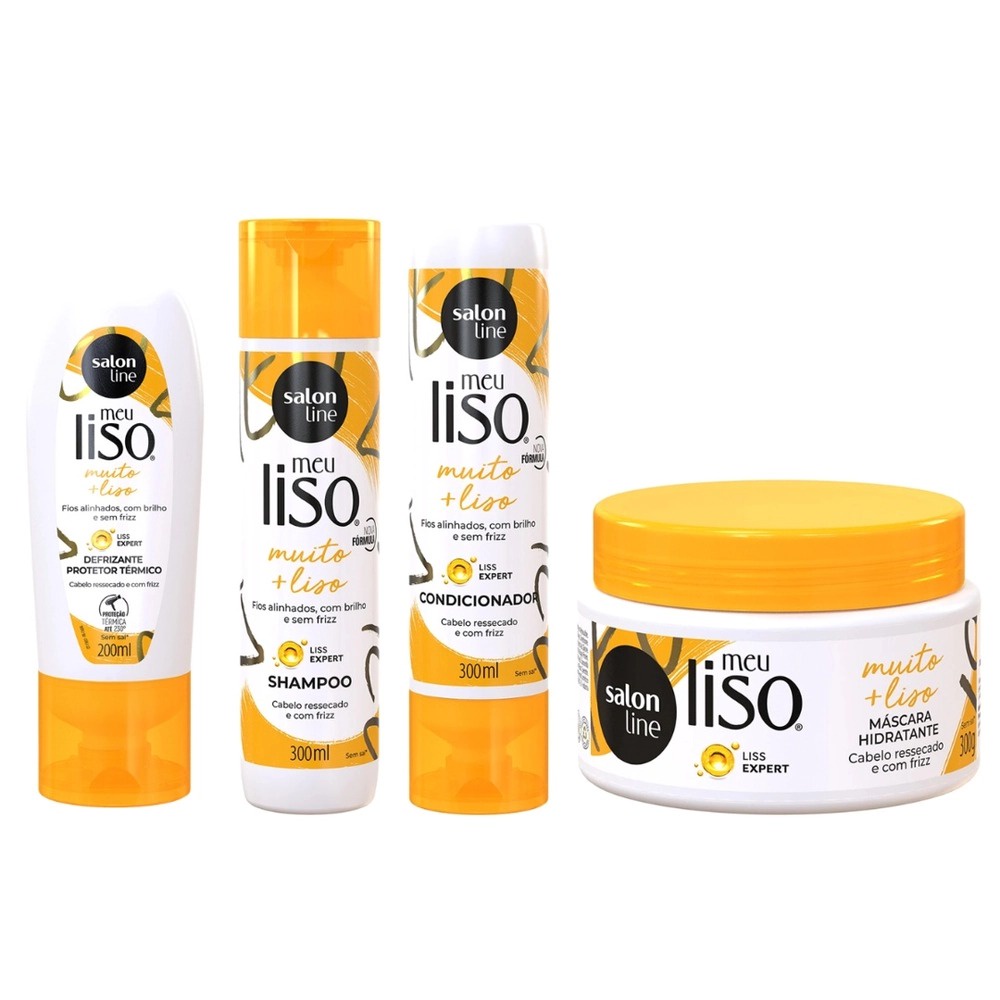 Salon line Meu liso muito + liso | Shopee Brasil